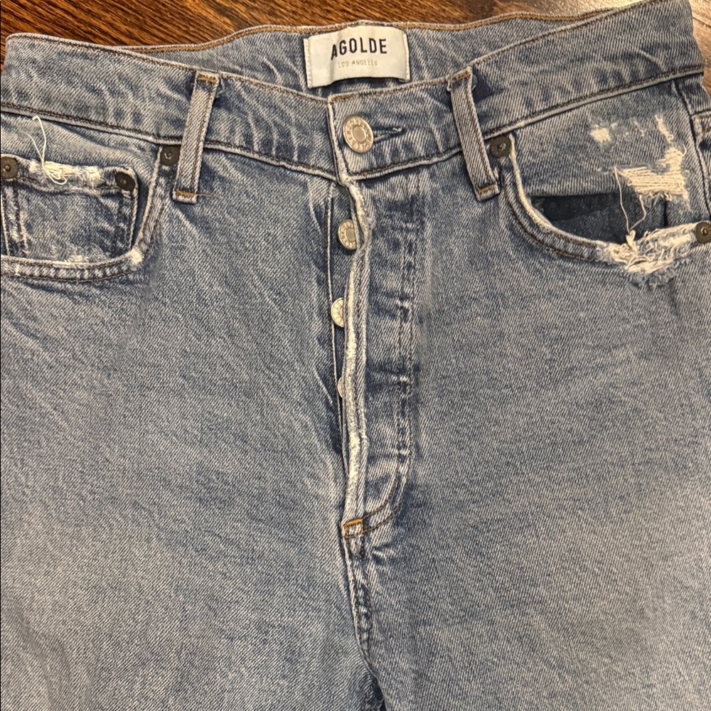 Agolde Frayed Hem Nico jeans - Picture 5 of 12